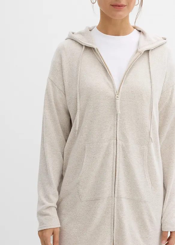 Fijngebreid vest van viscose, bonprix