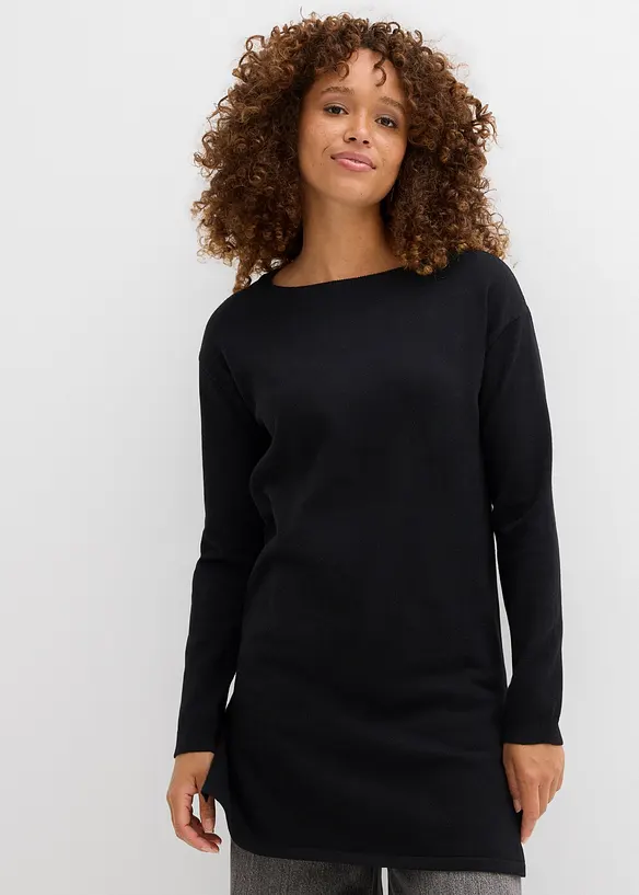 Lange trui met gerecycled katoen, bonprix