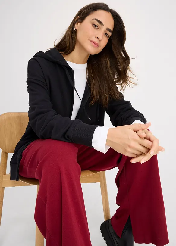 Lang sweatvest, bonprix