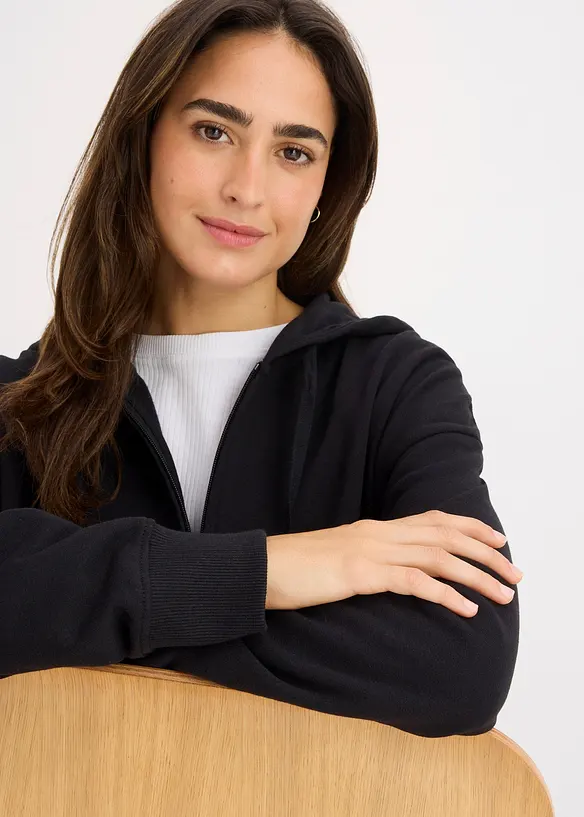 Lang sweatvest, bonprix