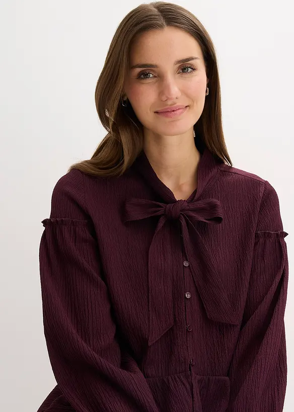 Shirt tuniek van gestructureerde jersey, bonprix