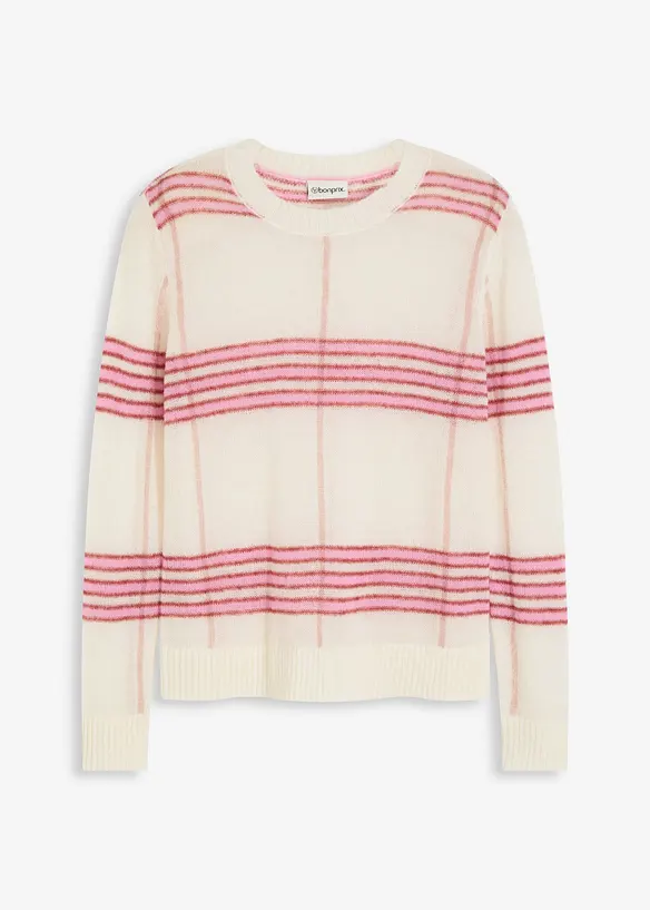 Trui met wol en alpaca, bonprix