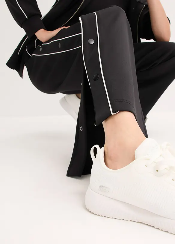 Joggingbroek met knopen, sneldrogend, bonprix