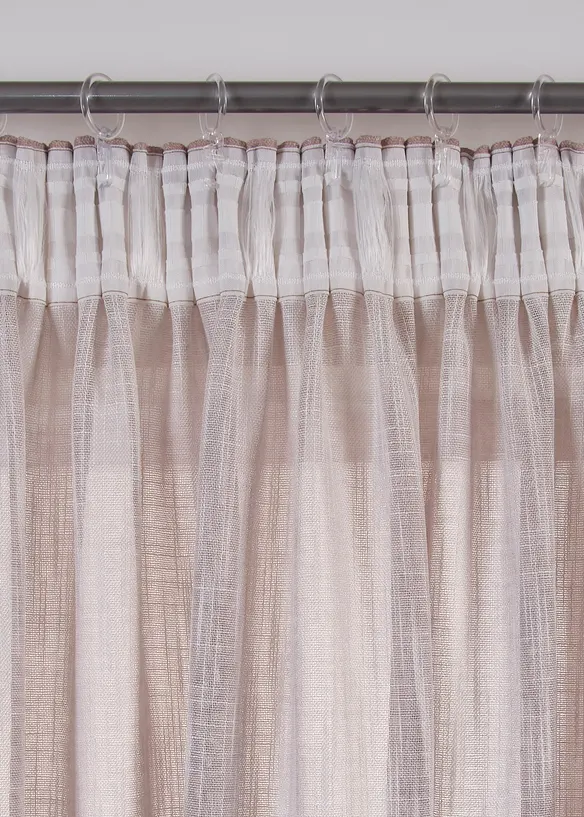 Gordijn met gerecycled polyester (1 stuk), bonprix