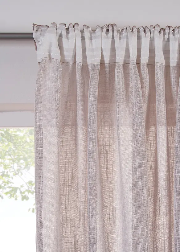 Gordijn met gerecycled polyester (1 stuk), bonprix