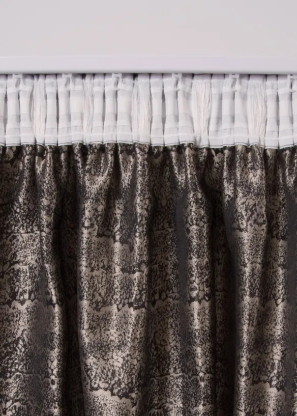 Jacquard gordijn met een grafisch patroon (1 stuk), bonprix