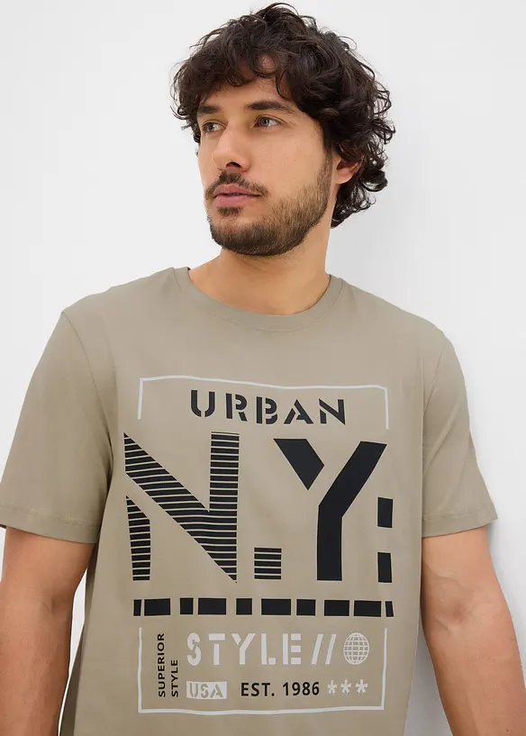 T-shirt van biologisch katoen, bonprix