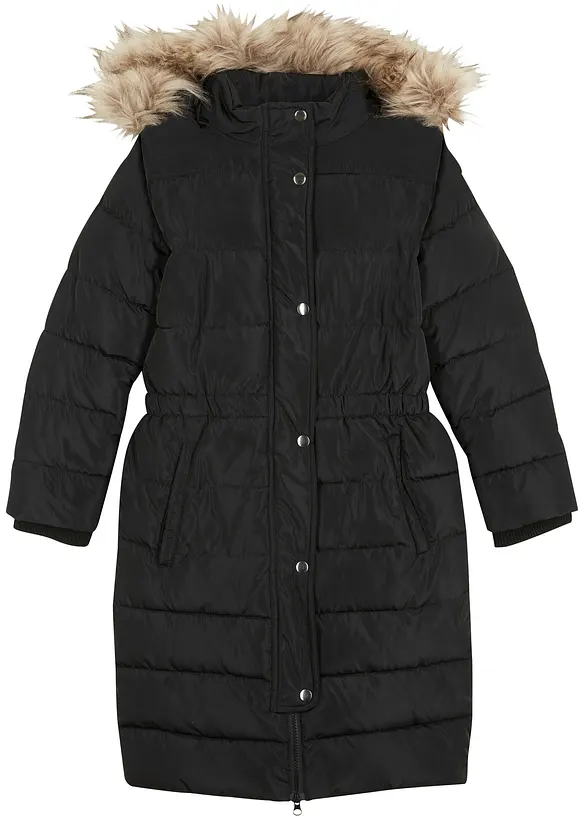 Lange gewatteerde winterjas, bonprix