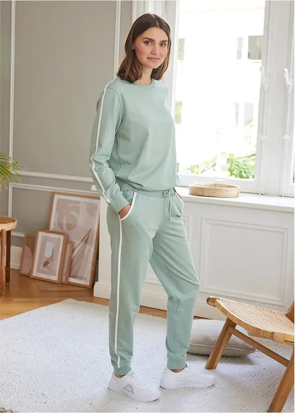 Joggingpak van katoen (2-dlg. set), bonprix