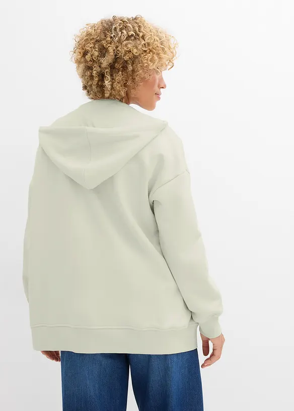 Oversized sweatvest met capuchon, bonprix