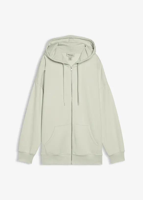 Oversized sweatvest met capuchon, bonprix