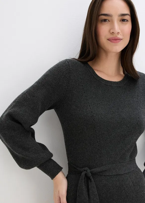 Gebreide jurk van soepele viscose, bonprix