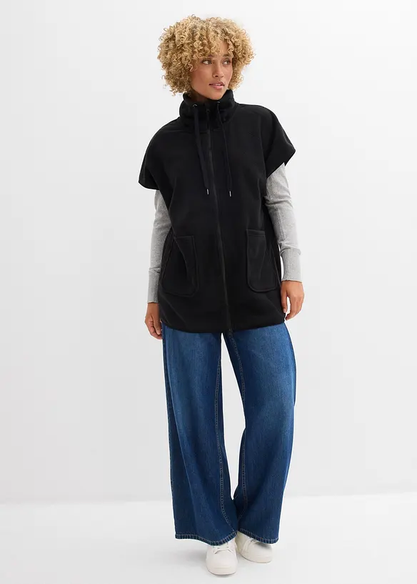 Fleece vest van gerecycled polyester, bonprix