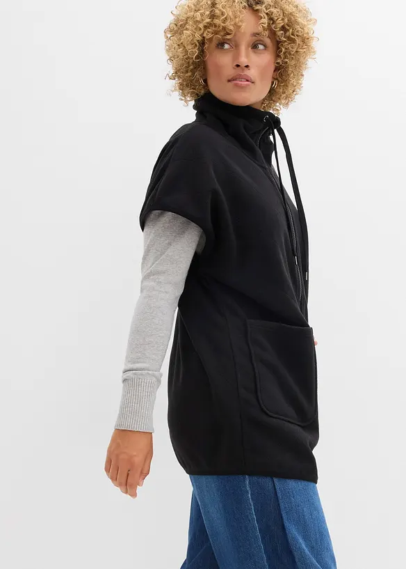 Fleece vest van gerecycled polyester, bonprix