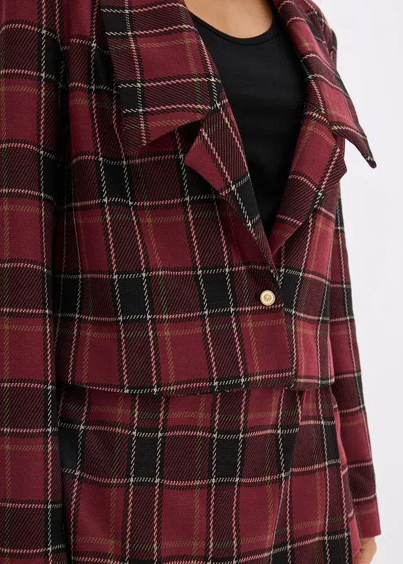 Korte blazer met sierknop, bonprix