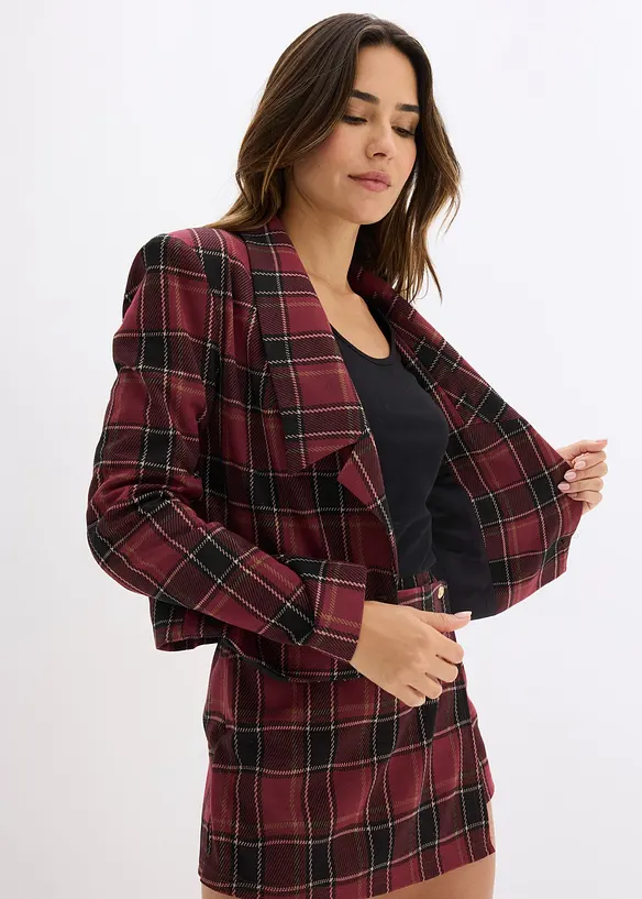 Korte blazer met sierknop, bonprix