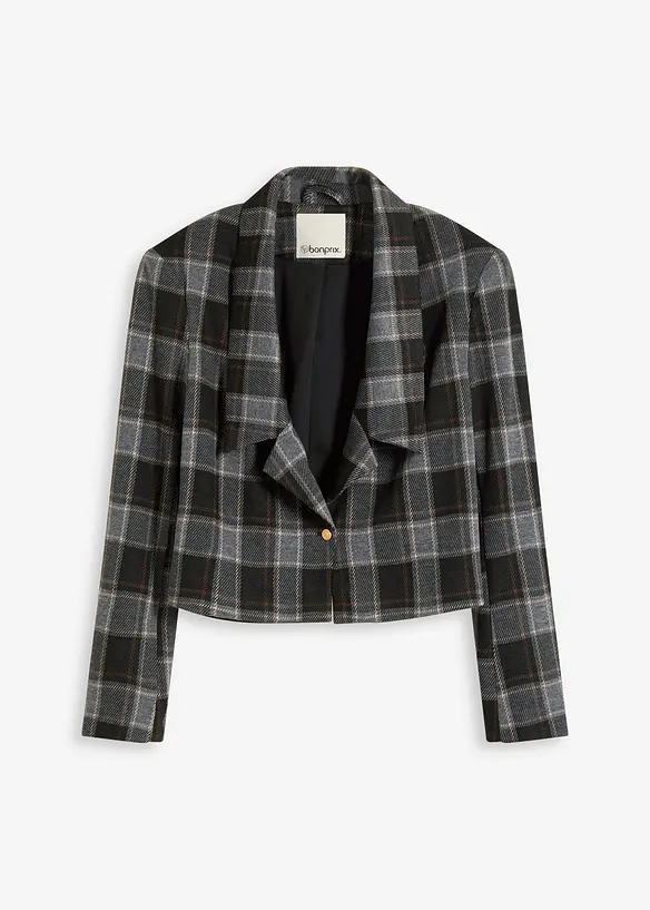 Korte blazer met sierknop, bonprix