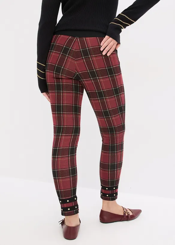 Jeggings met gouden studs, bonprix