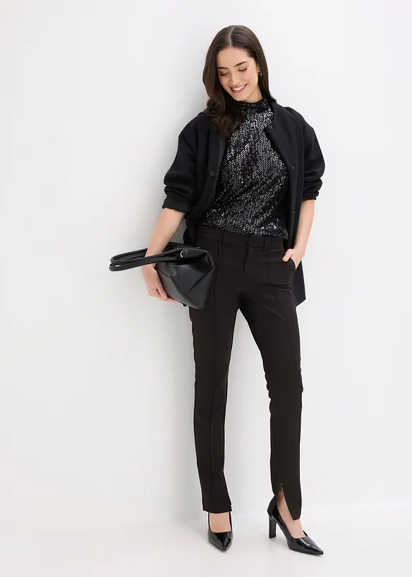 Top met pailletten, bonprix