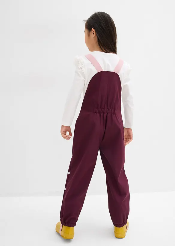Waterafstotende thermische softshell regenbroek met bretels, bonprix