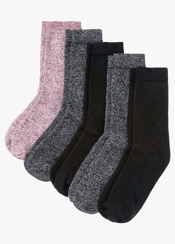 Frotté thermosokken (5 paar), bonprix
