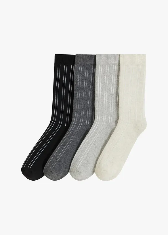 Thermo sokken met frotté binnenin (4 paar), bonprix