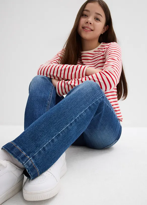 Straight jeans mid waist, bonprix