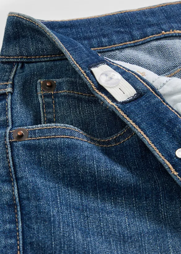Straight jeans mid waist, bonprix