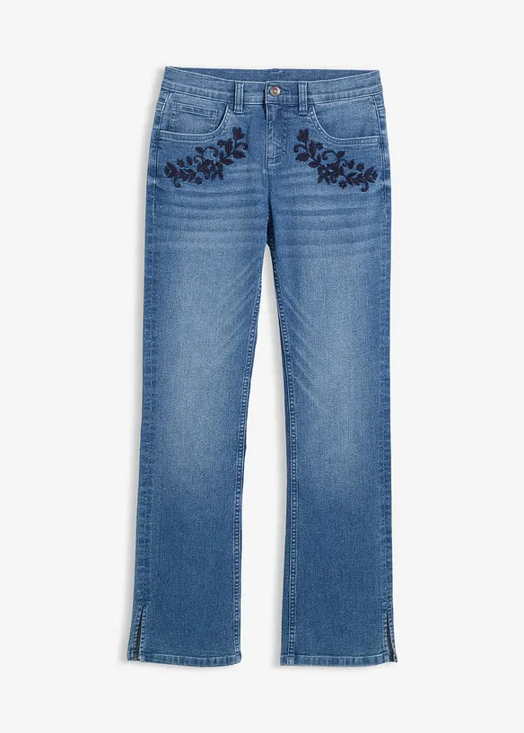 Bootcut jeans, mid waist, bonprix