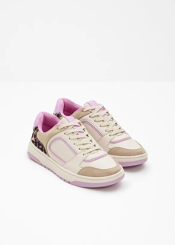Sneakers met luipaardprint, bonprix