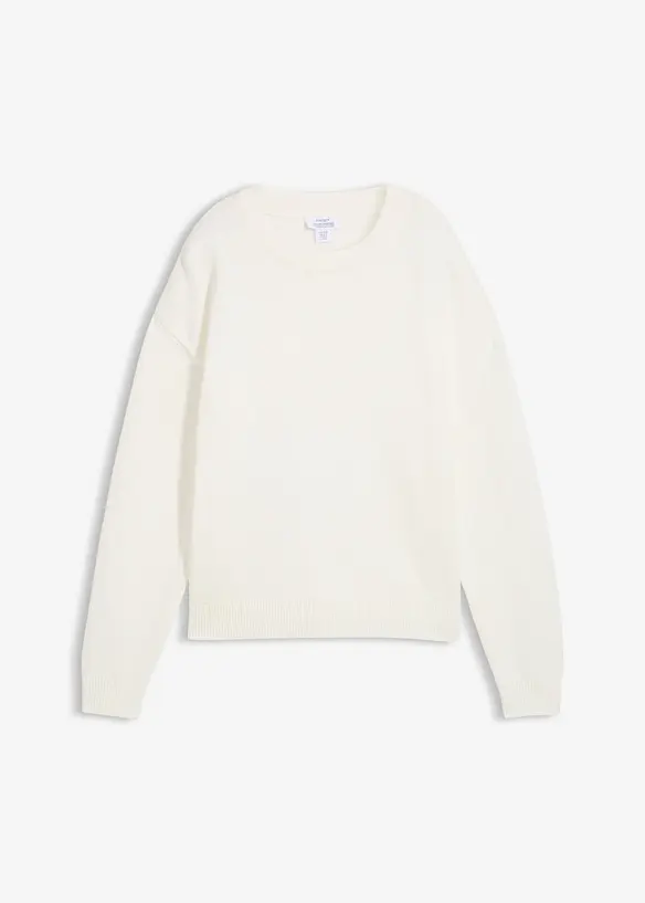 Oversized trui van puur katoen, bonprix