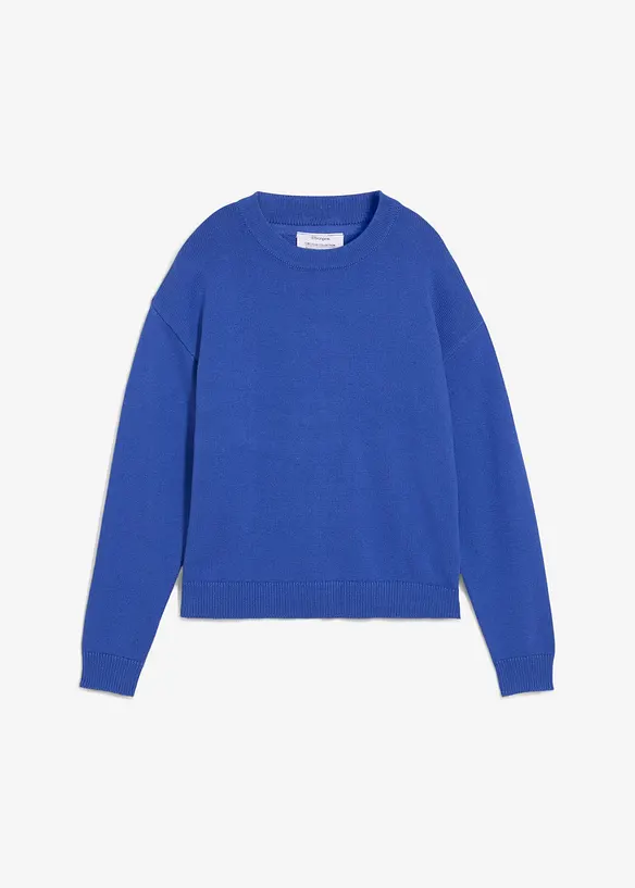 Oversized trui van puur katoen, bonprix