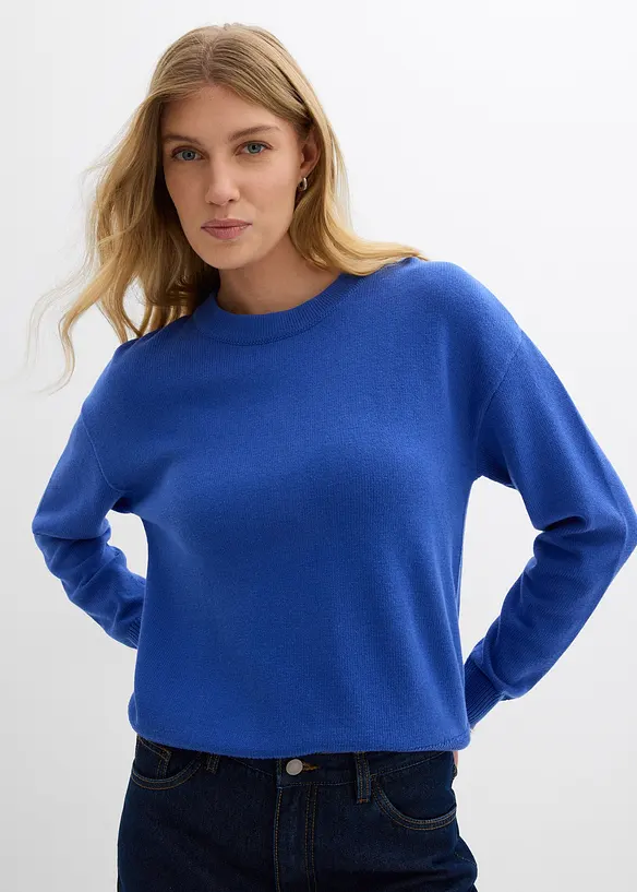 Oversized trui van puur katoen, bonprix