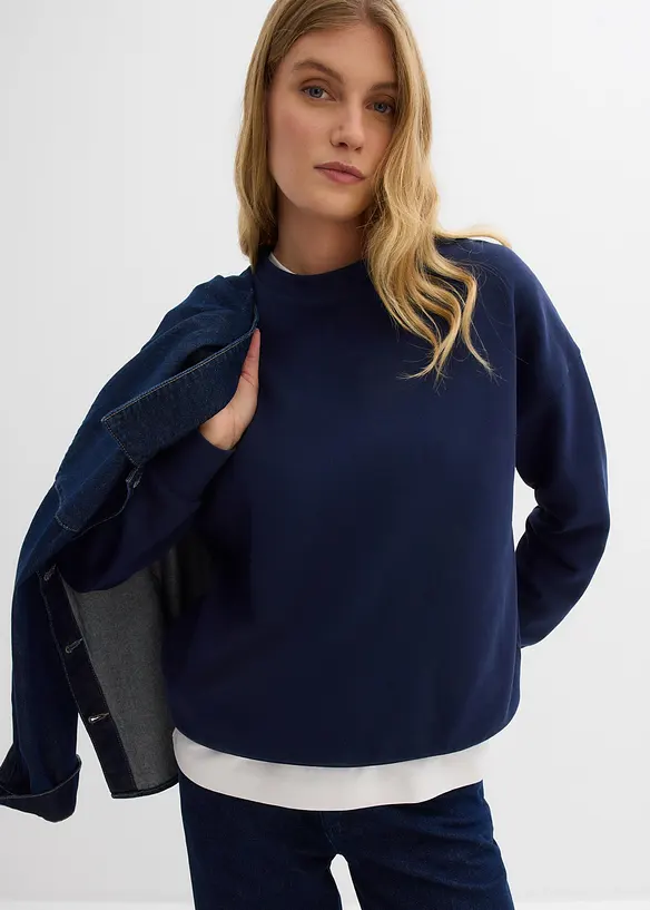 Oversized sweater van biologisch katoen, bonprix