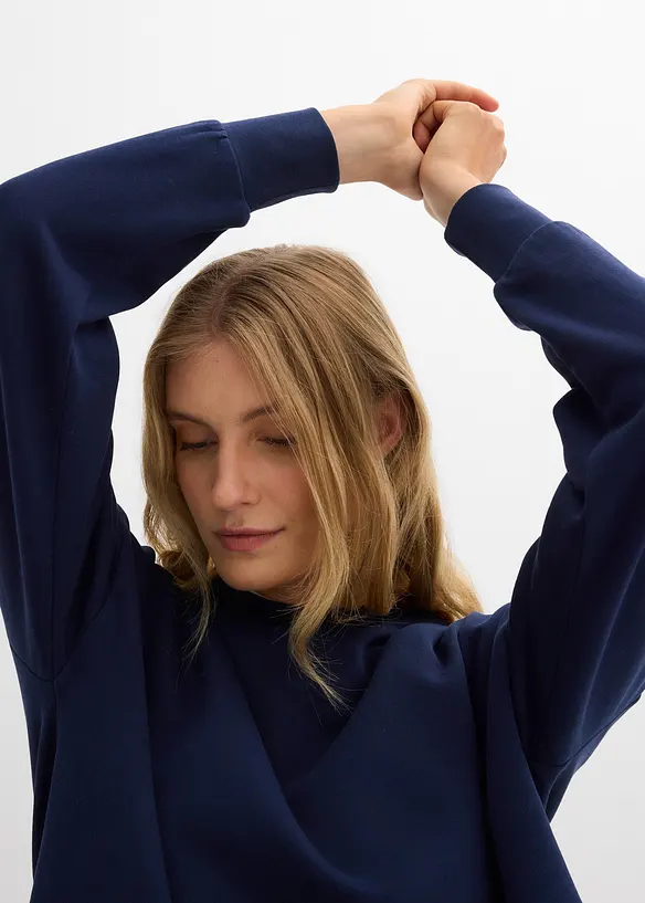 Oversized sweater van biologisch katoen, bonprix