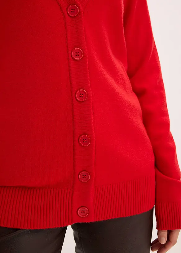 Lang vest in een zachte viscosemix, bonprix