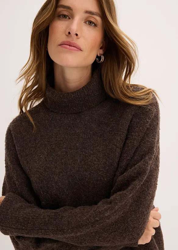Oversized poncho trui, bonprix