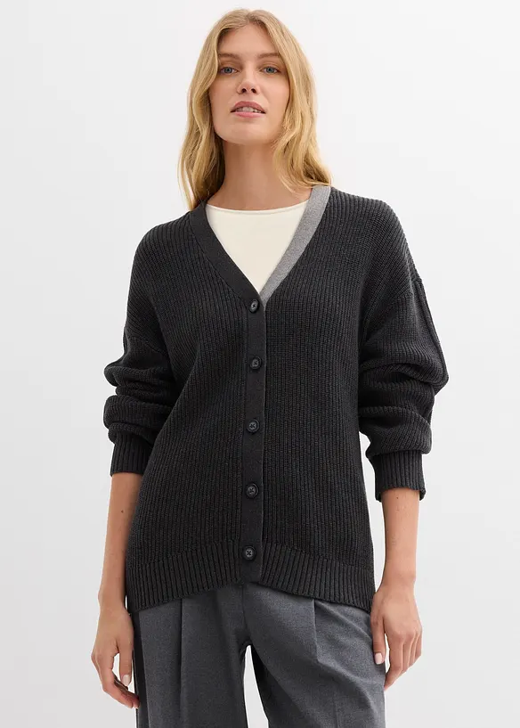 Fijn gebreid vest, bonprix
