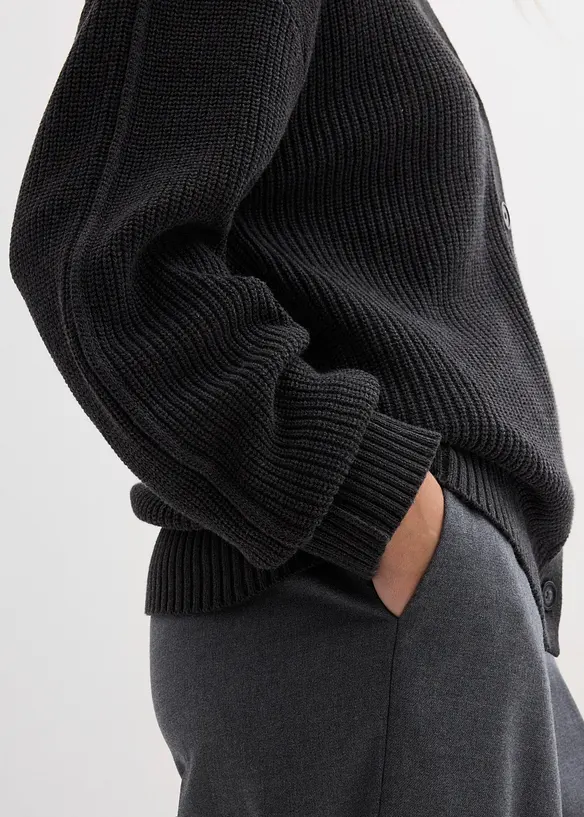 Fijn gebreid vest, bonprix