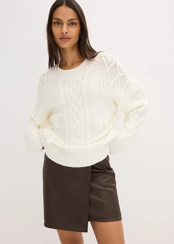 Imitatieleren rok, bonprix