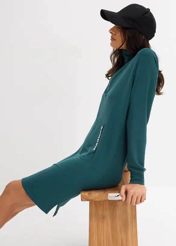 Zachte sweatjurk, bonprix