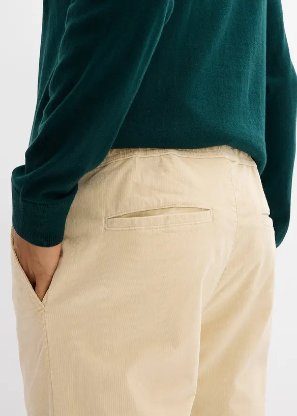 Regular fit corduroy instapbroek, straight, bonprix