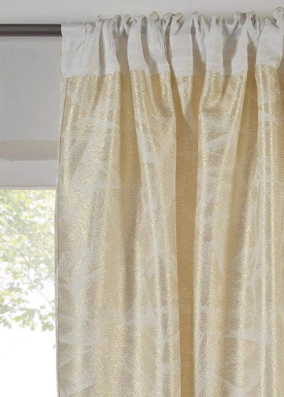 Jacquard gordijn met glans, ook in extra lang (1 stuk), bonprix