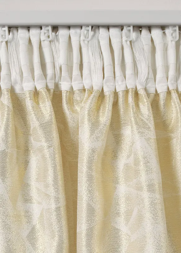 Jacquard gordijn met glans, ook in extra lang (1 stuk), bonprix