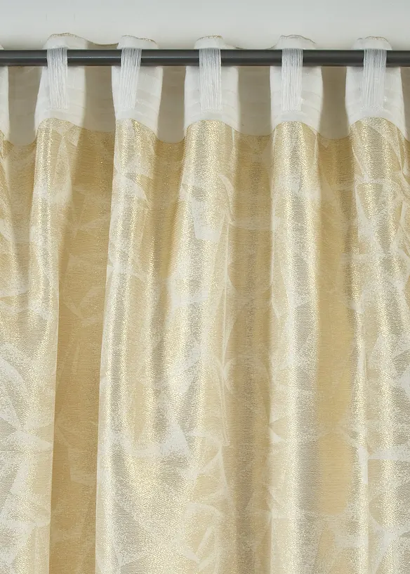 Jacquard gordijn met glans, ook in extra lang (1 stuk), bonprix