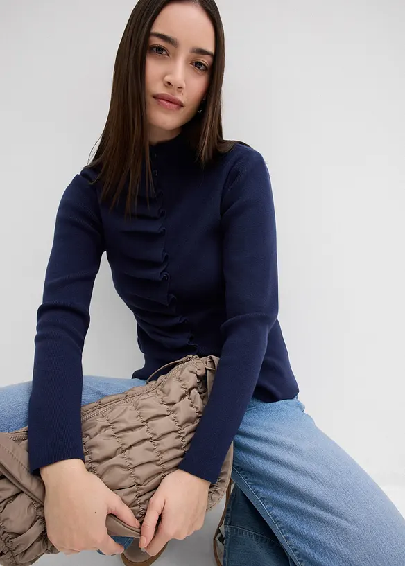 Vest in een zachte viscosemix, bonprix