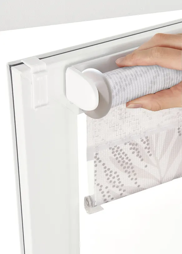 Duo rolgordijn met bladerprint, bonprix