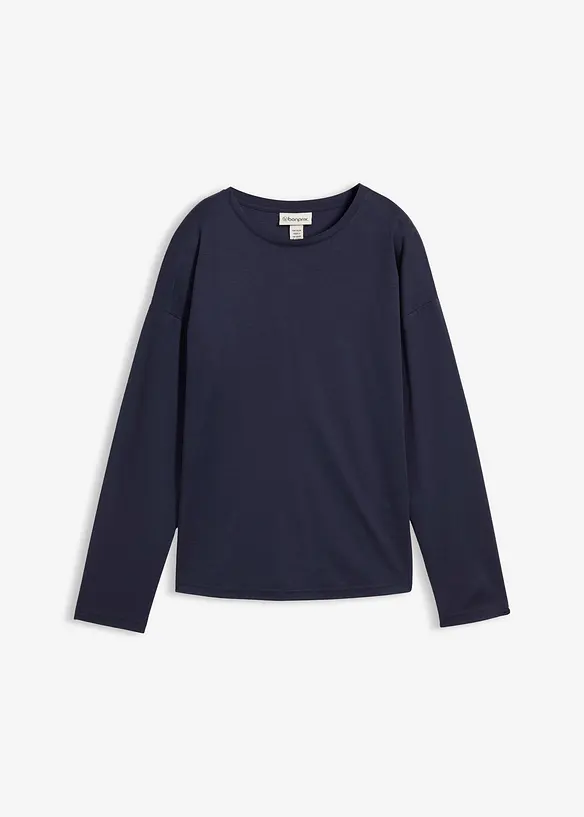 Longsleeve met zijde, bonprix