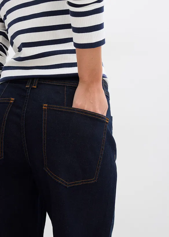 Straight jeans mid waist, bonprix