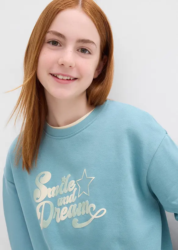 Oversized sweater van puur biologisch katoen, bonprix